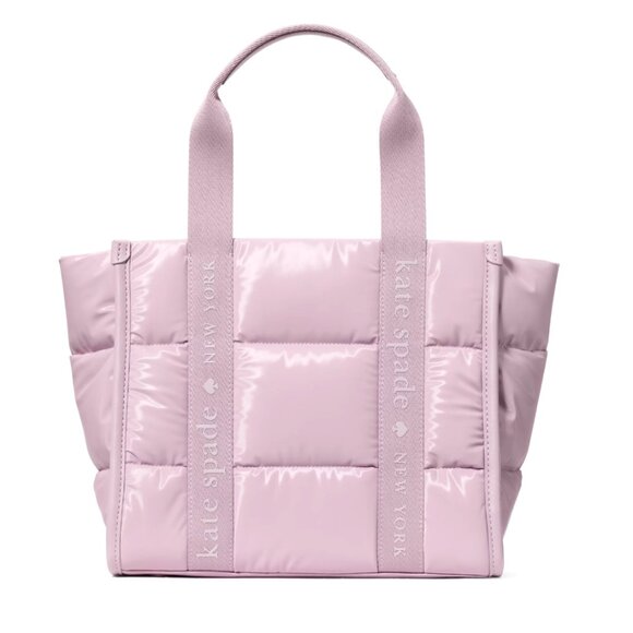 New Kate Spade Kip Puffy Small ToteLavender Smoke